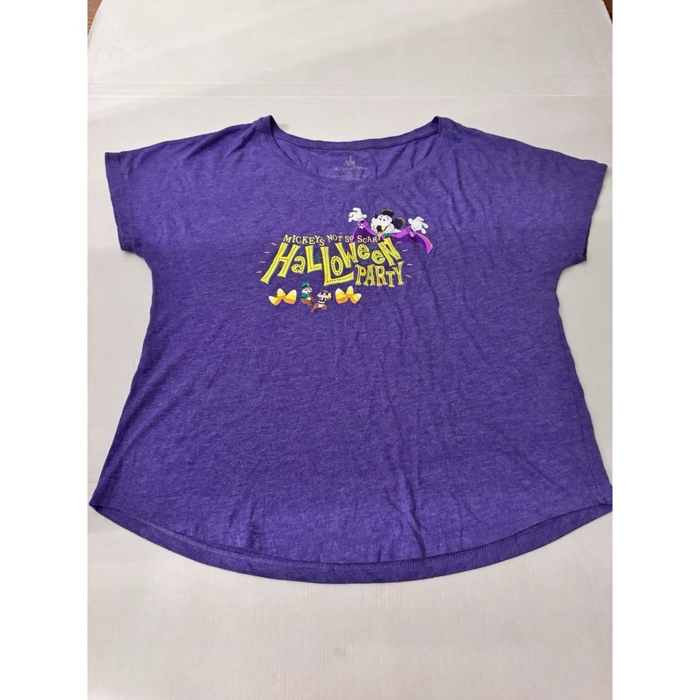Disney Parks Mickeys Not So Scary Halloween Party 2017 Shirt Purple XL WDW